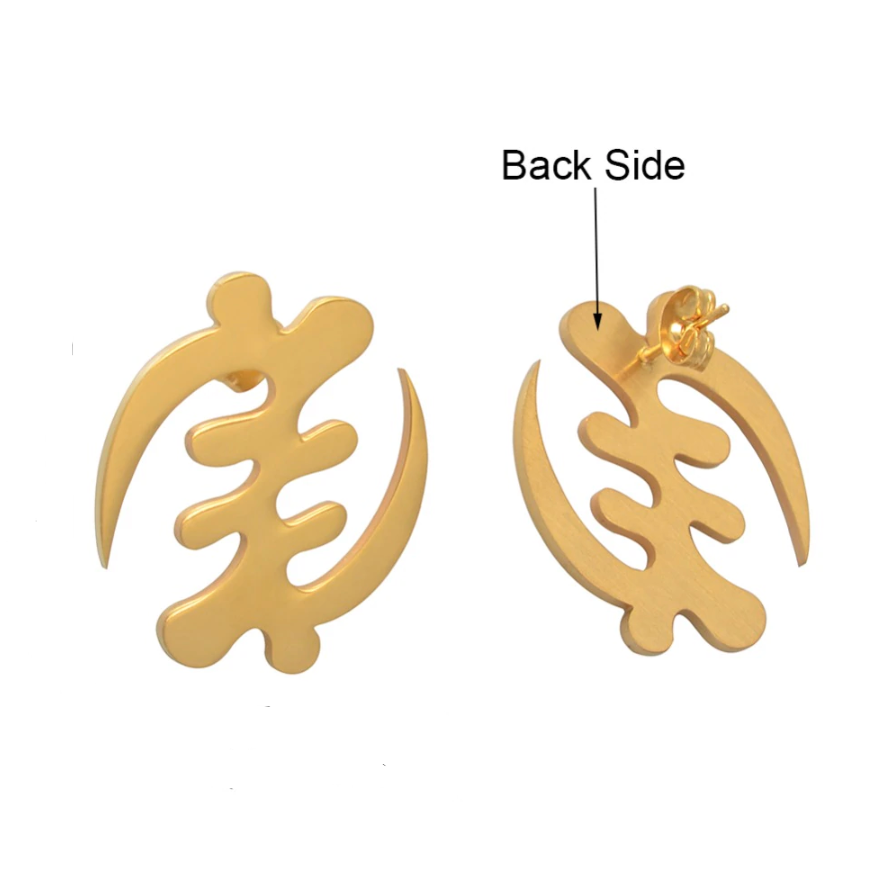 African symbol earrings sales