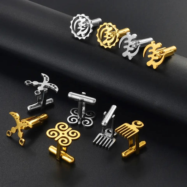 African Symbol Cufflinks