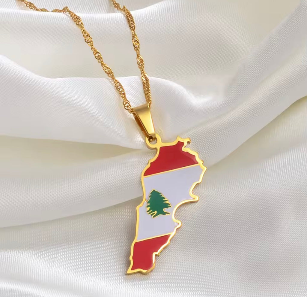 Lebanon Flag Chain