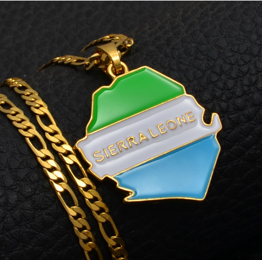 Sierra Leone Flag Chain