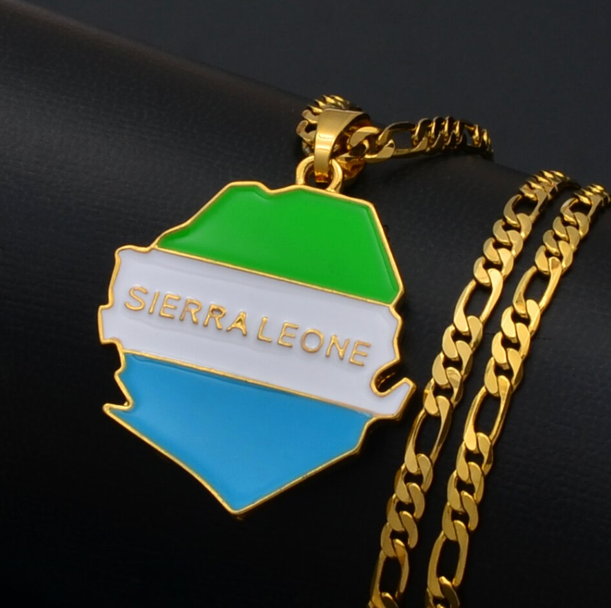 Sierra Leone Flag Chain