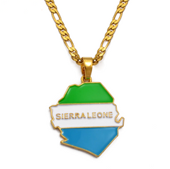 Sierra Leone Flag Chain