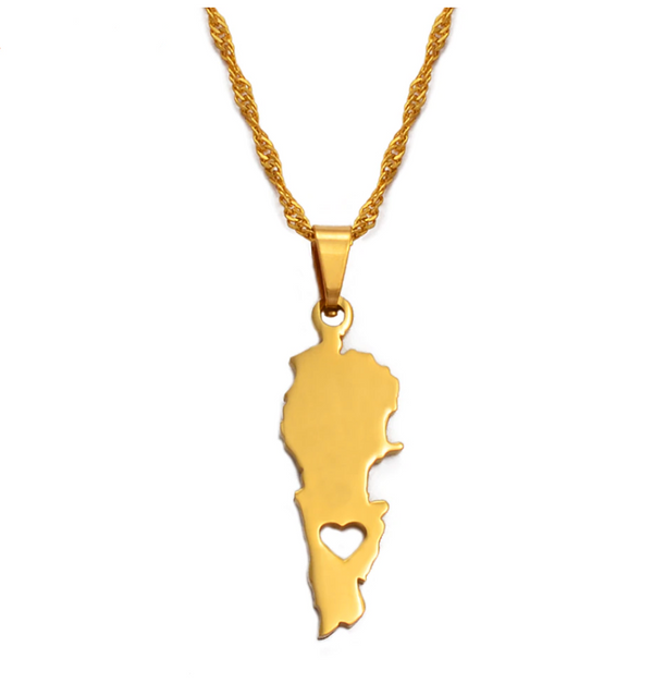 Lebanon Solid Heart Chain