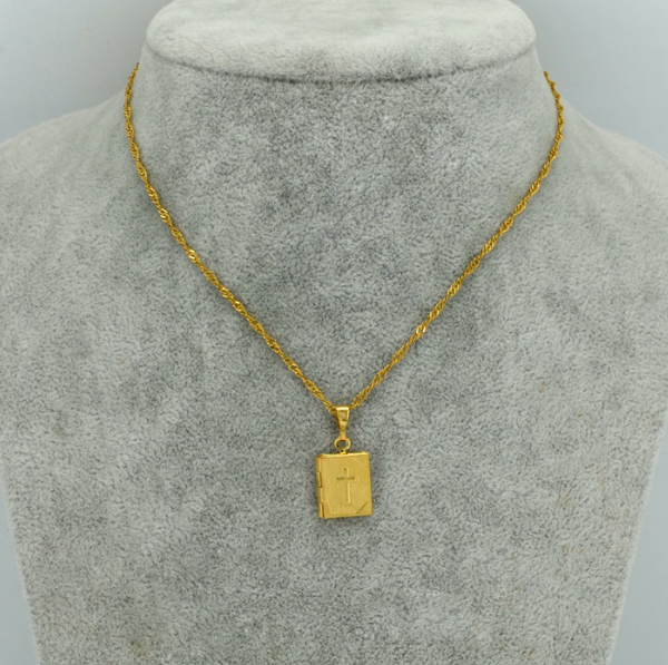 Cross Box Pendant Chain