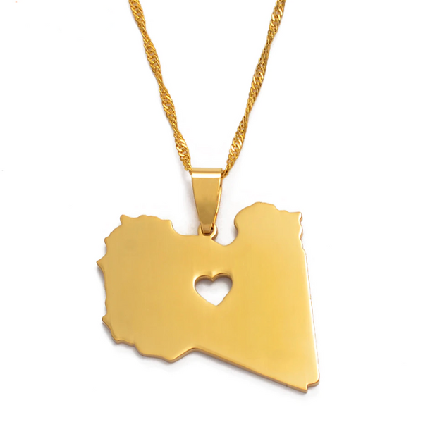 Libya Solid Flag Chain