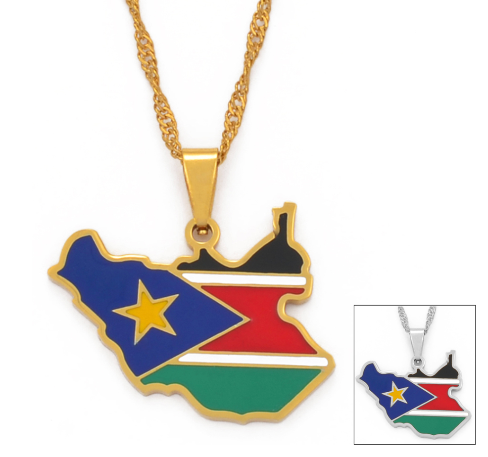 South Sudan Flag Chain