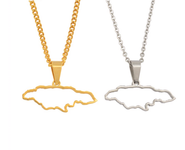 Jamaica Solid Outline Chain