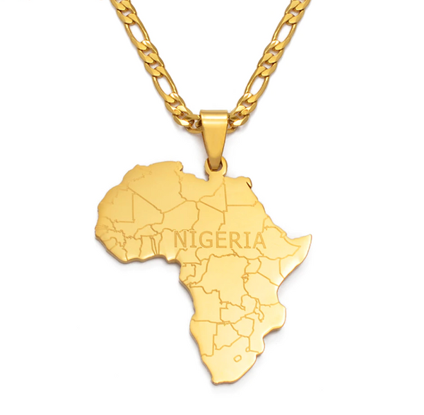 Map of Africa Nigeria Word Chain