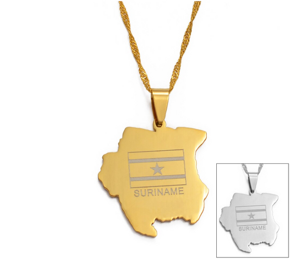 Suriname Solid Flag Chain