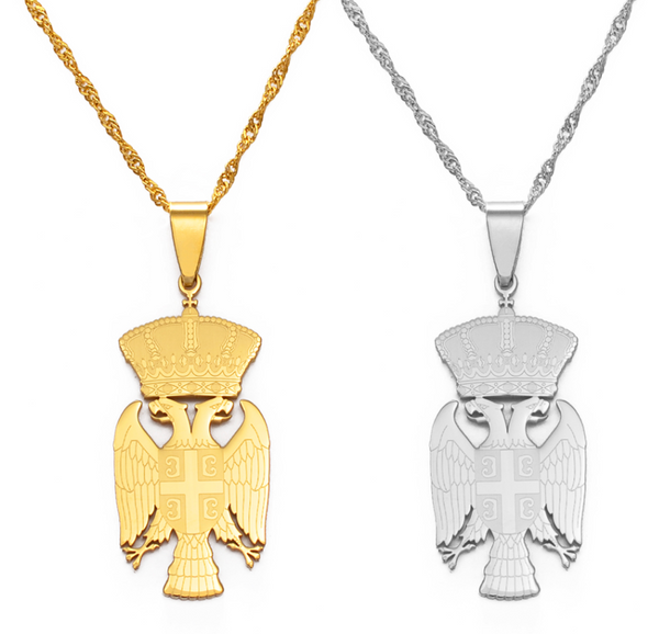 Serbia Eagle Solid Chain