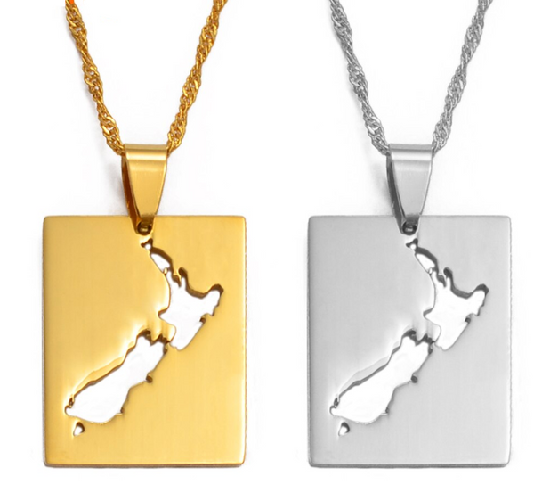 New Zealand Solid Map Chain