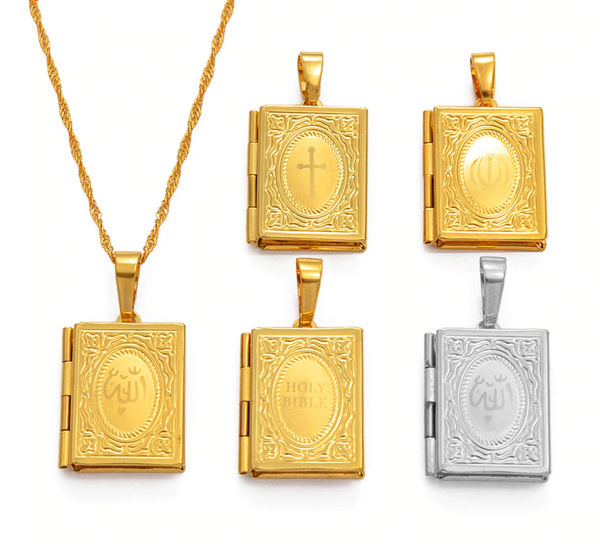 Religious Photo Pendant Chain