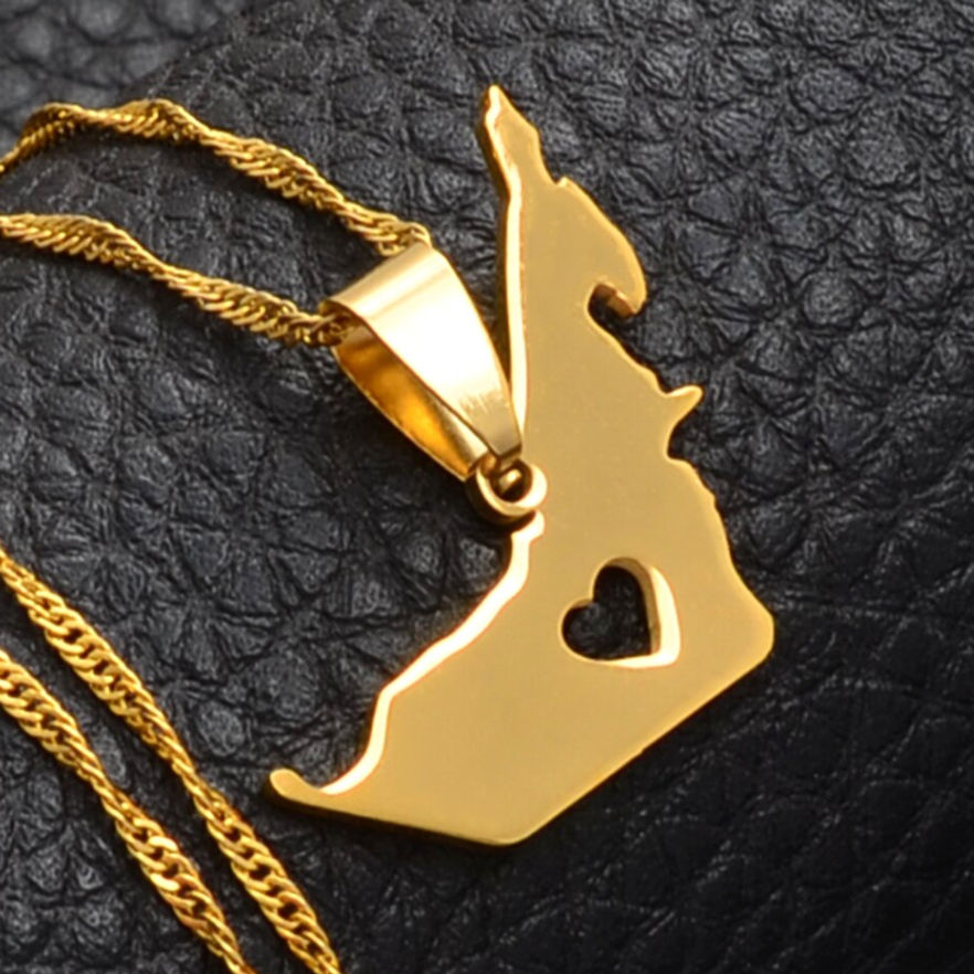 United Arab Emirates Solid Heart Chain