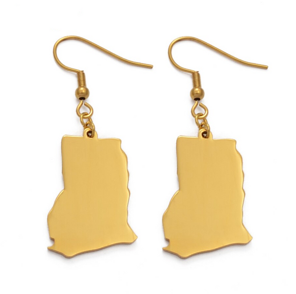 Ghana Solid Drop Earrings