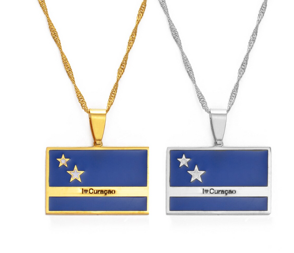 Curacao Flag & Word Chain
