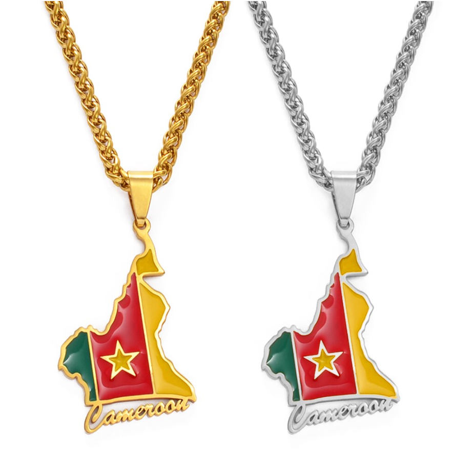 Cameroon Flag & Word Chain