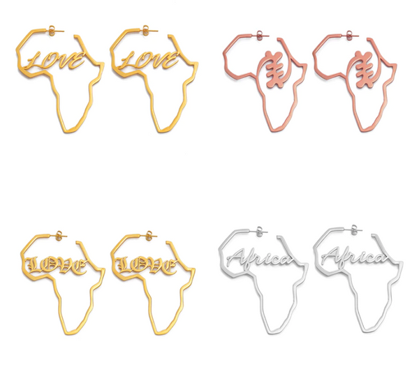 Love Africa Variety Hoops