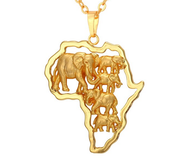 Elephants in Africa Chain