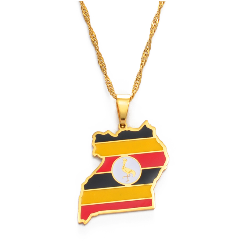 Uganda Flag Chain