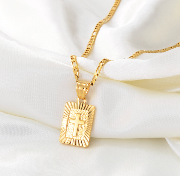 Cross Solid Square Chain