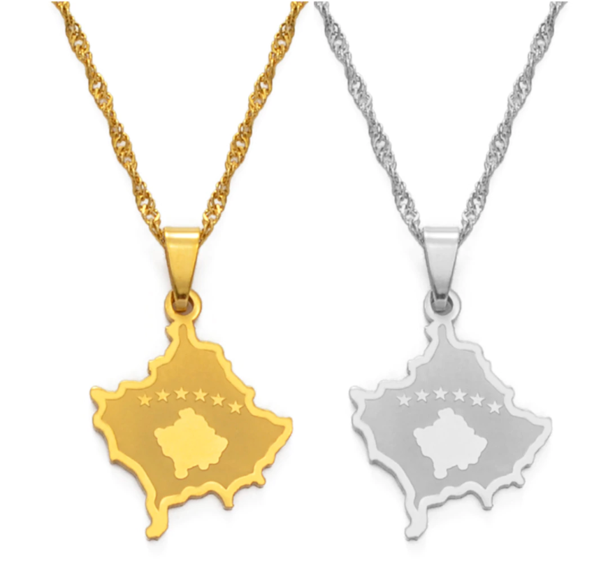 Kosovo Solid Symbol Chain