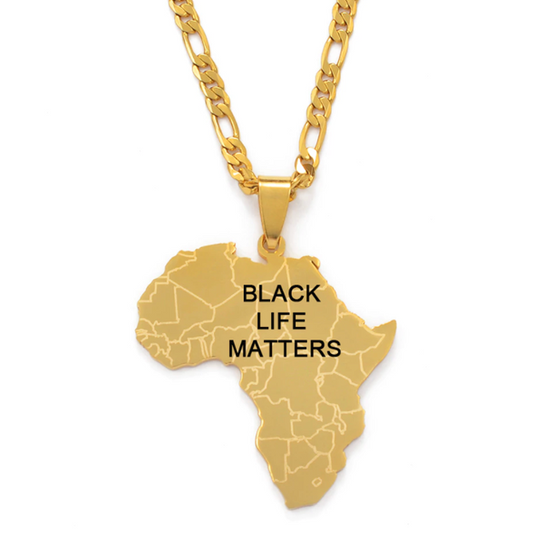 Black Life Matters Map Chain