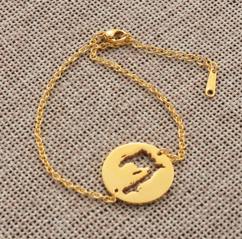 Haiti Outline Bracelet