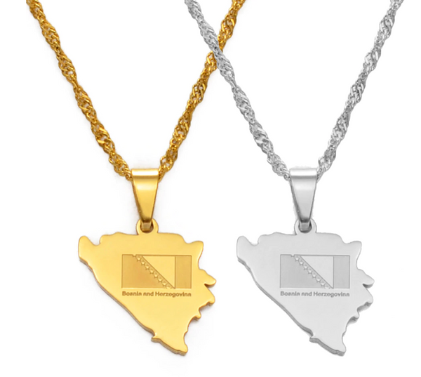 Bosnia and Herzegovina Solid Flag Chain