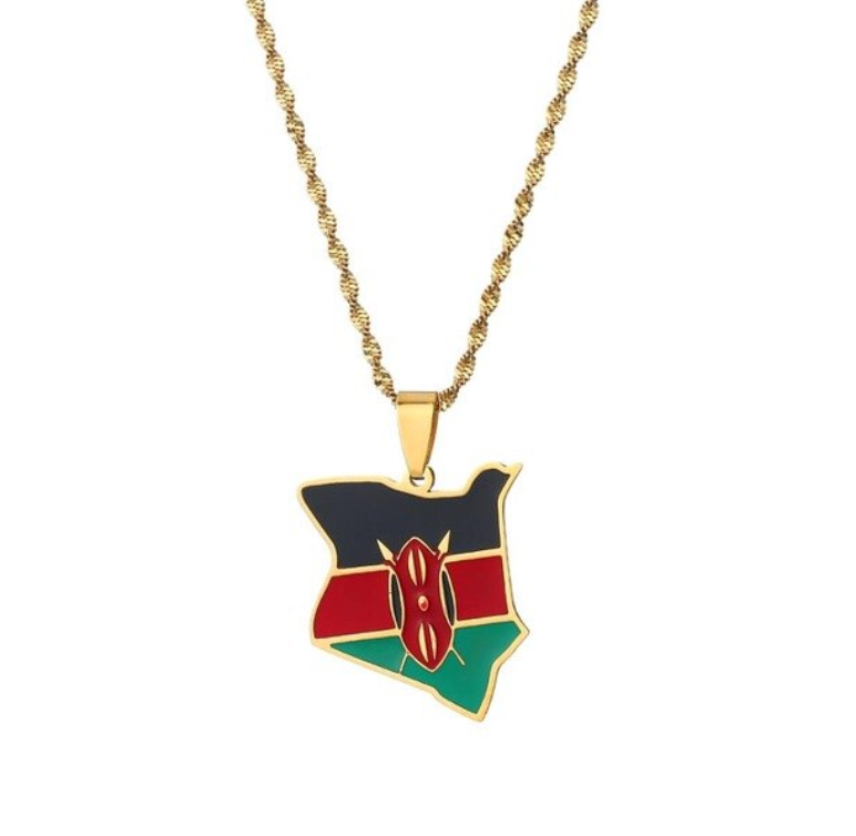 Kenya Flag Chain