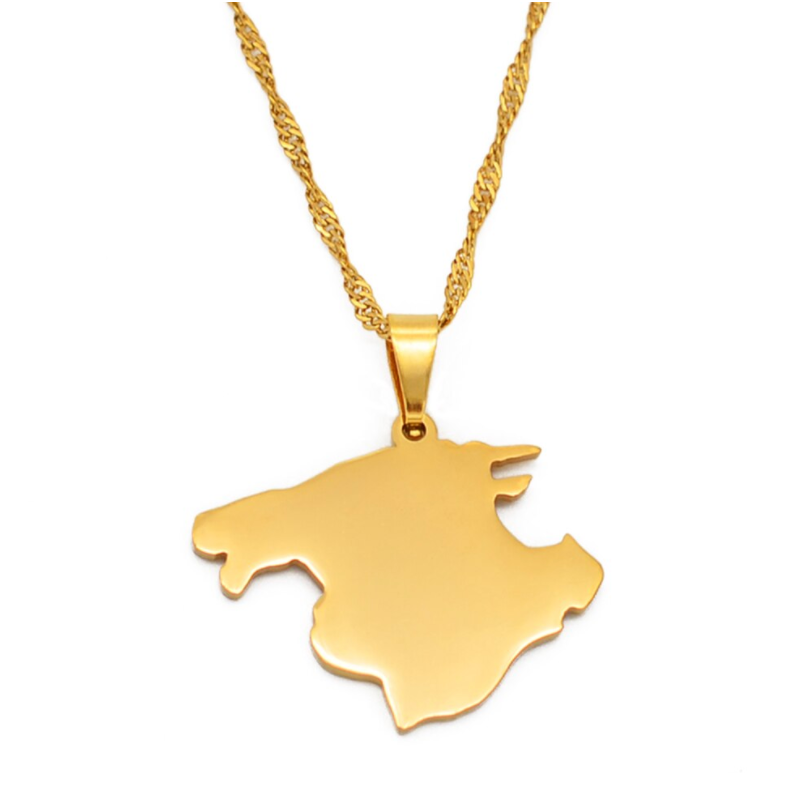 Mallorca Solid Map Chain