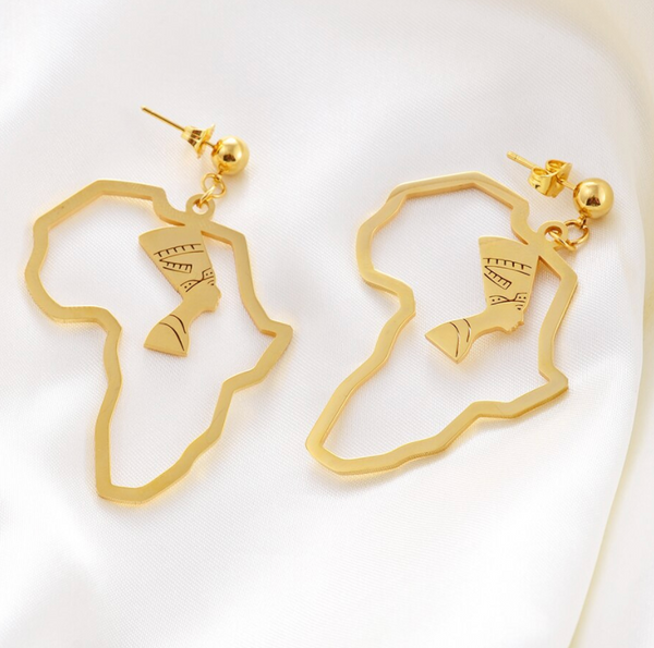 Queen in Africa Drop Studs