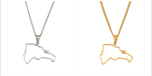 Dominican Republic Outline Chain