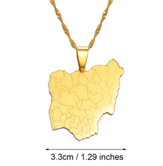 Nigeria City Outline Chain