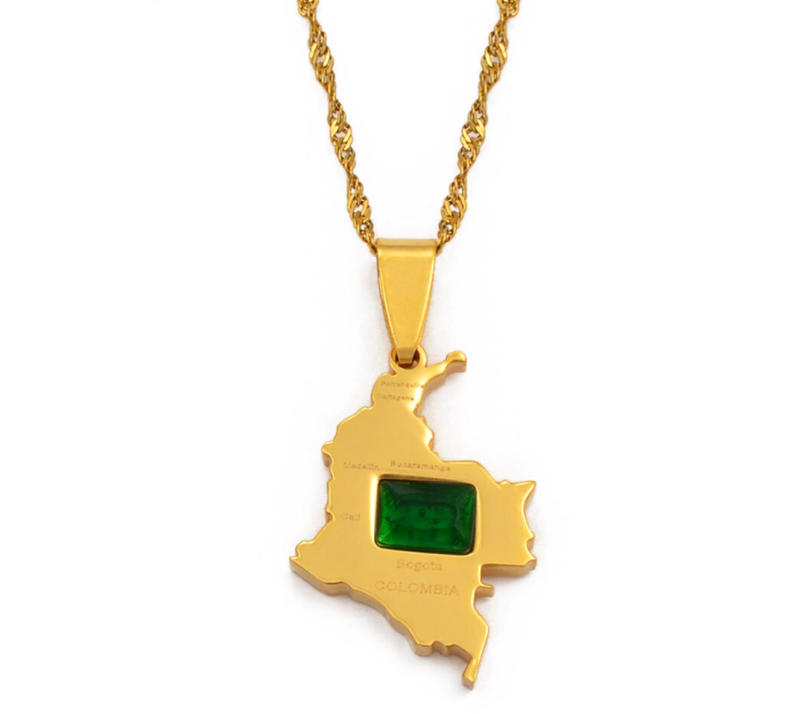 Colombia Green Crystal Chain