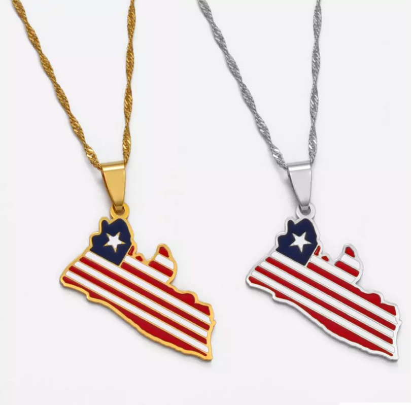 Liberia Flag Chain