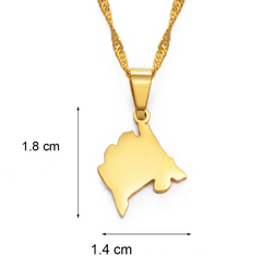 Montenegro Solid Map Chain