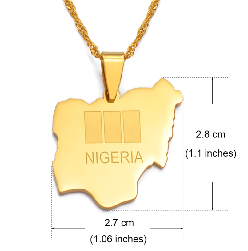 Nigeria Solid Flag Chain