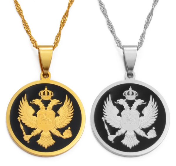 Montenegro Round Symbol Chain