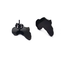 Africa Continent Stud Earrings