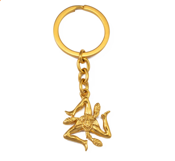 Sicily Solid Symbol Keychain