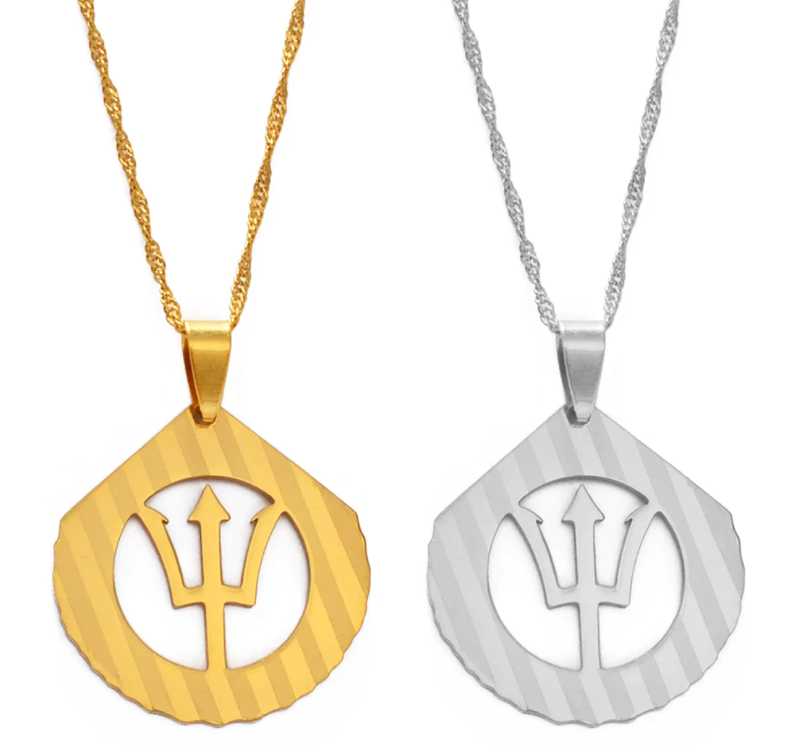 Barbados Round Symbol Chain