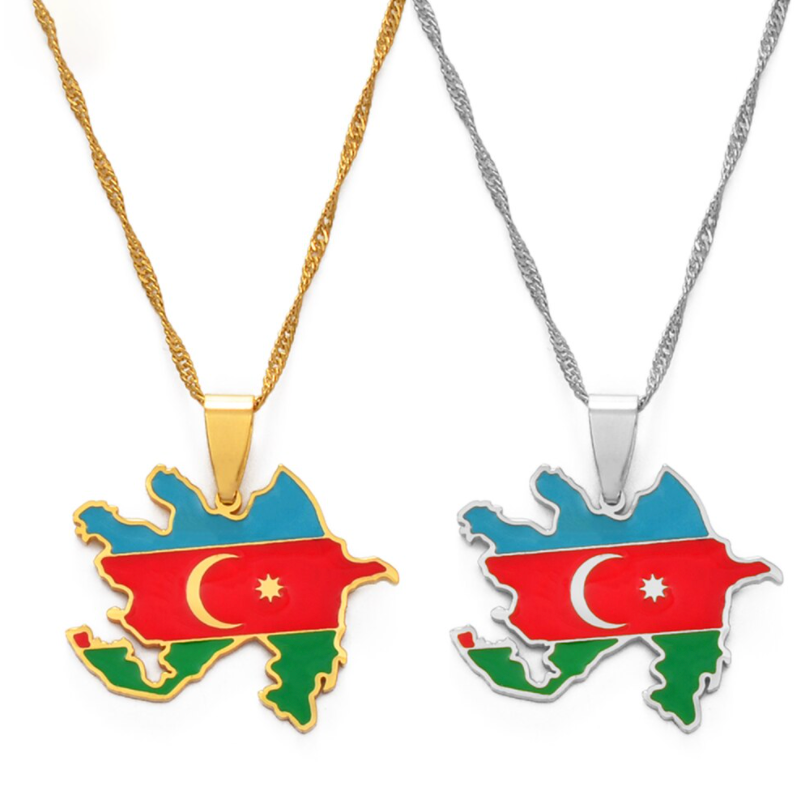 Azerbaijan Flag Chain