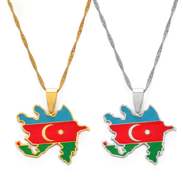 Azerbaijan Flag Chain