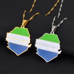 Sierra Leone Flag Chain