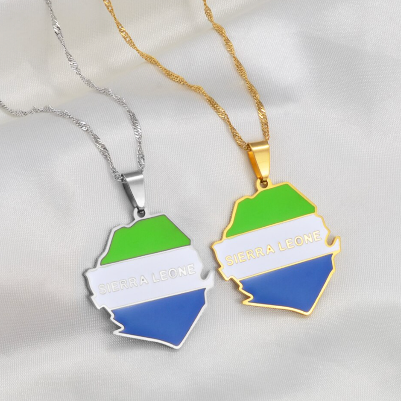 Sierra Leone Flag Chain