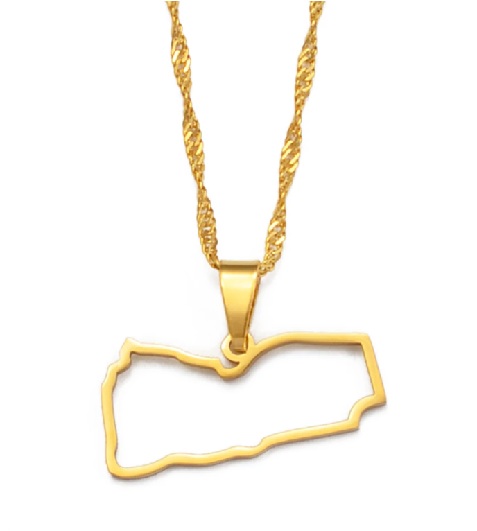 Yemen Solid Outline Chain