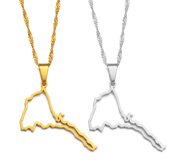 Eritrea Solid Outline Chain