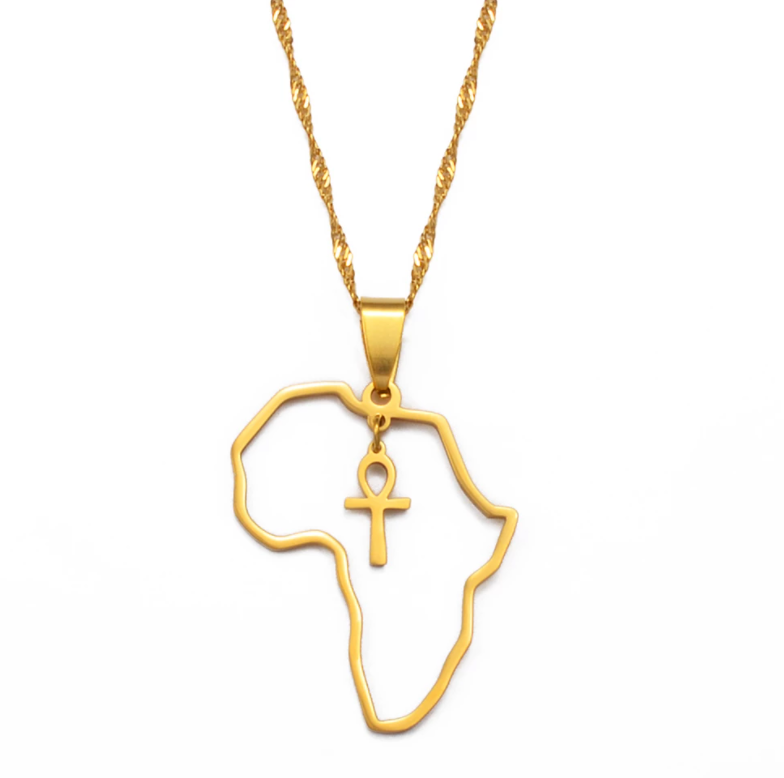 iheart my Ankh Map Chain