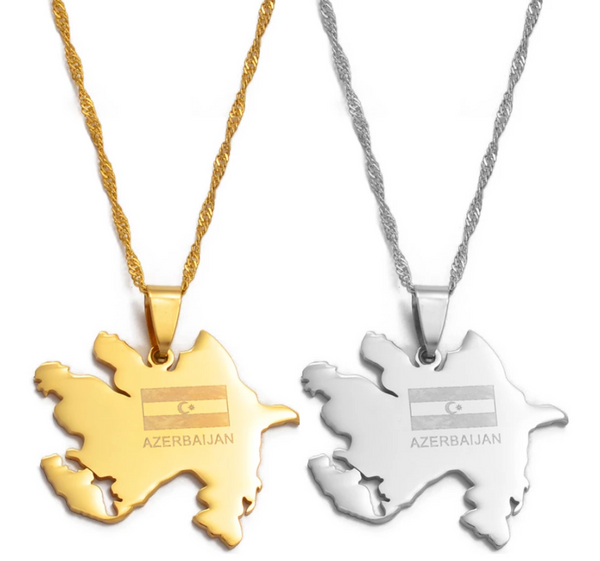 Azerbaijan Solid Flag Chain