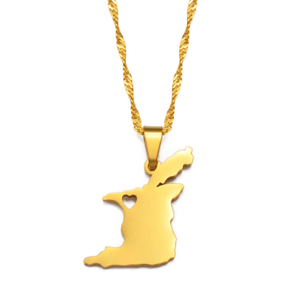 Trinidad and Tobago Solid Heart Chain